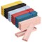 24 Pieces Empty Jewelry Gift Boxes for Necklaces, Bracelets, Press On Nail Packaging with Lids and Decorative Ribbon Knot, 6 Colors (7.9 x 1.6 In)
